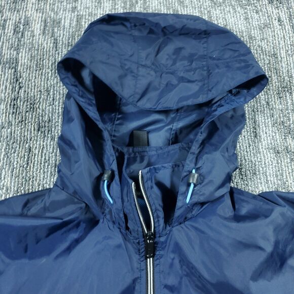 Vintage 2000s Nike Grey Label Anorak Blue WindBreaker XL VTG RARE SWOOSH Vented - Picture 5 of 16